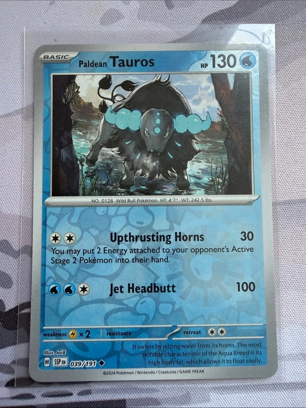 Tauros & Paldean Tauros Pokémon Card Lot 🐂 Reverse Holo | 5 Cards ✨5/$25✨